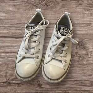 White Converse Low Tops